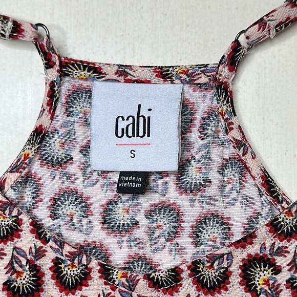 Cabi Poem Racerback Tile Print Cami Tank Top 5737 Size Small - Picture 9 of 13